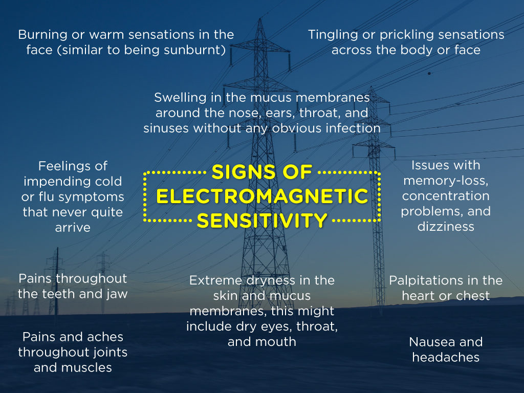 Signs of Electromagnetic Sensitivity